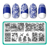 Maniology - Stamping Plate - Porcelain #M252