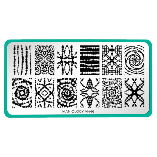 Maniology - Stamping Plate - Shibori (M446)