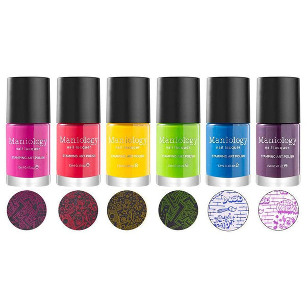 Maniology - Stamping Nail Polish - Star Slinger: 6-Piece Bright Set