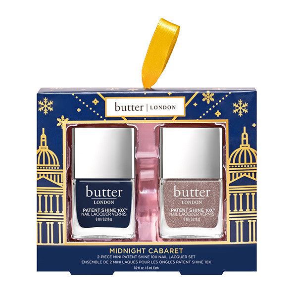 butter LONDON - 2-Piece Mini Lacquer Set - Midnight Cabaret
