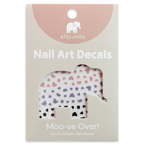 ella+mila -  Nail Art Decal - Moo-ve Over - Cow
