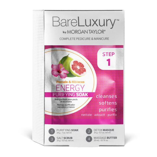 Morgan Taylor - BareLuxury 4-in-1 Complete Pedicure & Manicure - Energy Pomelo & Hibiscus