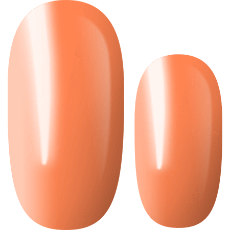 Lily and Fox - Nail Wrap - Orange Sherbet Neon #T0072