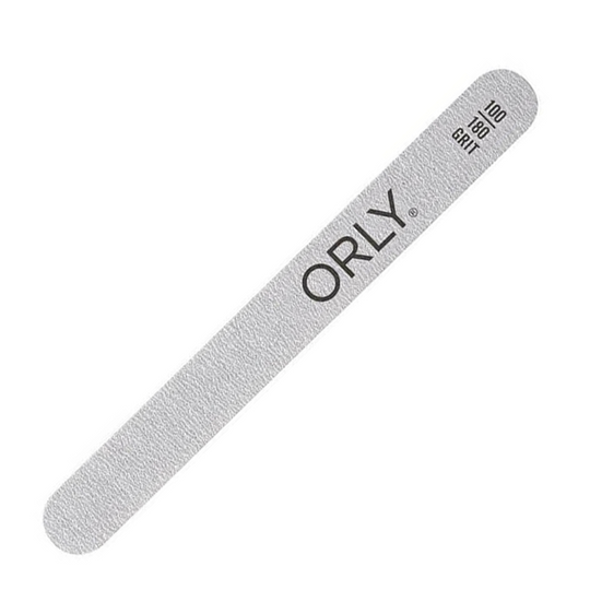Orly File - Zebra Foam Board - Coarse 100 Grit / Medium180 Grit - 1pc