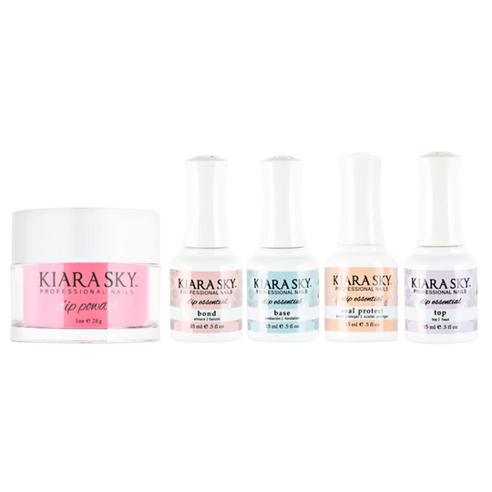 Kiara Sky Dip Powder Combo - Essentials Set & Pink Champagne