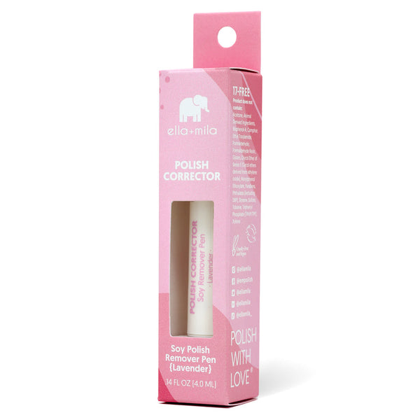 ella+mila - Polish Corrector (Soy Polish Remover Pen - Lavender)