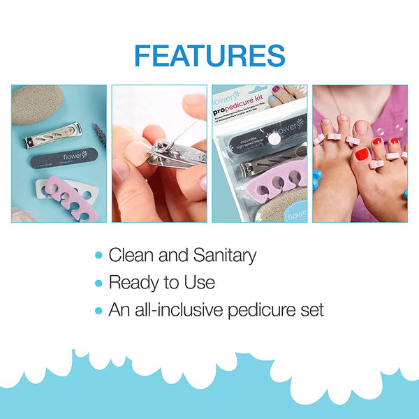 Flowery - Pro Pedicure Kit - Limited Edition