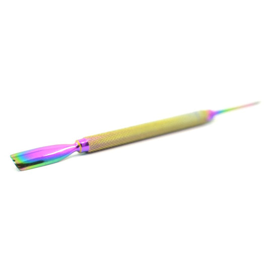KBShimmer - Nail Tool - Rainbow Finish Dual Ended Cuticle Pusher