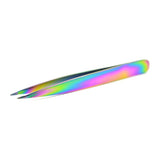 KBShimmer - Nail Tool - Rainbow Finish Slanted Tip Tweezers