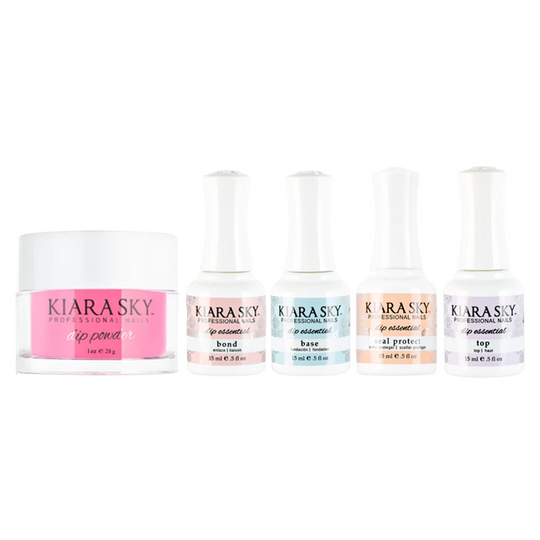 Kiara Sky Dip Powder Combo - Essentials Set & Razzberry Fizz