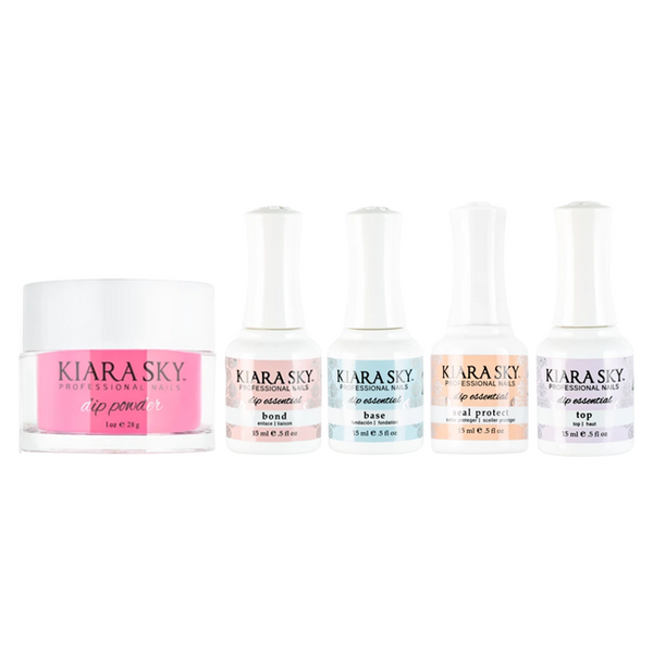 Kiara Sky Dip Powder Combo - Essentials Set & Razzberry Fizz