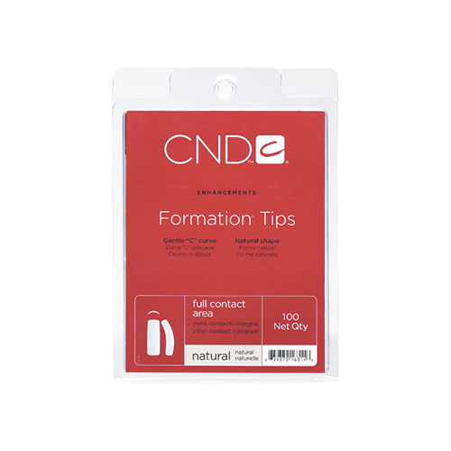 CND Formation Tips - Natural 100 Qty
