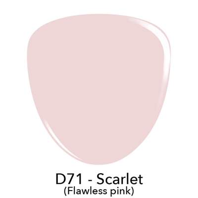 Revel Nail - Dip Powder Scarlet Flawless Pink 2 oz - #D71
