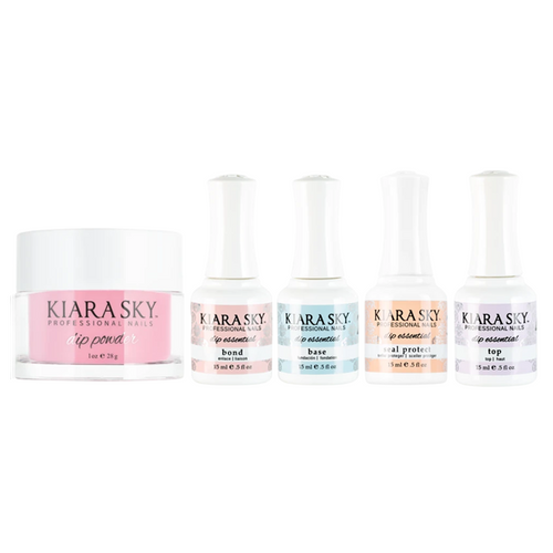 Kiara Sky Dip Powder Combo - Essentials Set & Rural St Pink
