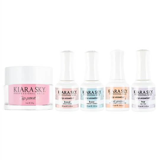 Kiara Sky Dip Powder Combo - Essentials Set & Rural St Pink