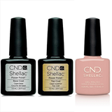 CND - Shellac Combo - Base, Top & Self-Lover