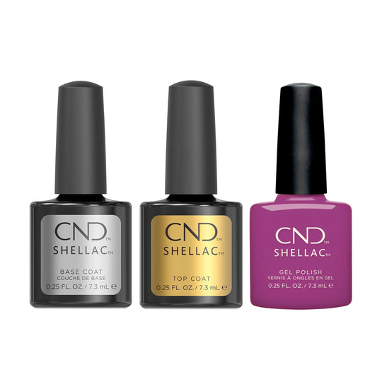 CND - Shellac Combo - Base, Top & Orchid Canopy