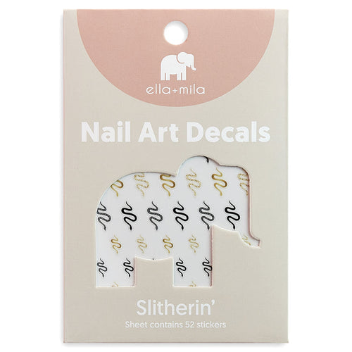 ella+mila -  Nail Art Decal - Slitherin - Snake