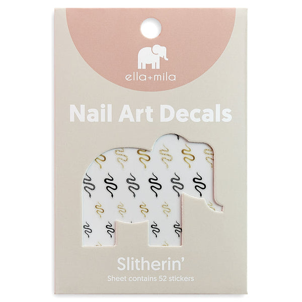 ella+mila -  Nail Art Decal - Slitherin - Snake