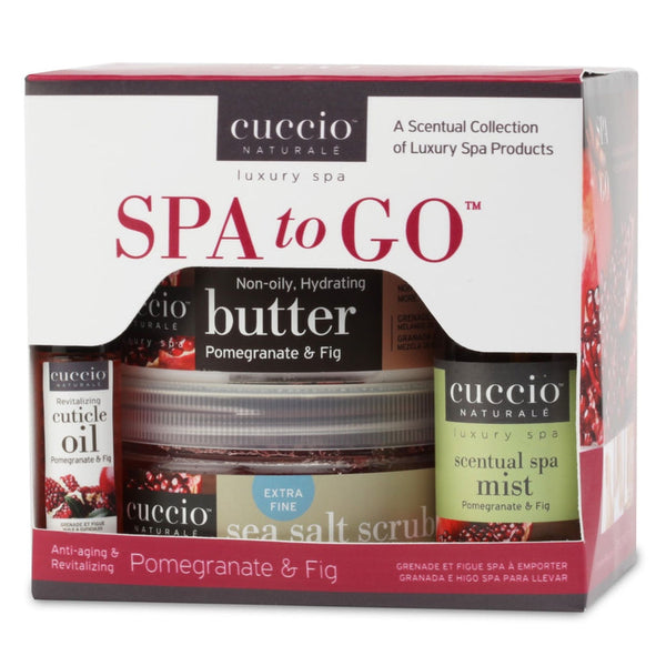 Cuccio - Spa To Go Kit With Cuticle Roll-On - Pomegranate & Fig