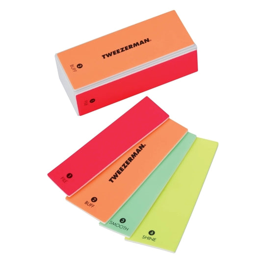 Tweezerman - Neon File, Buff, Smooth & Shine Block - #3491R