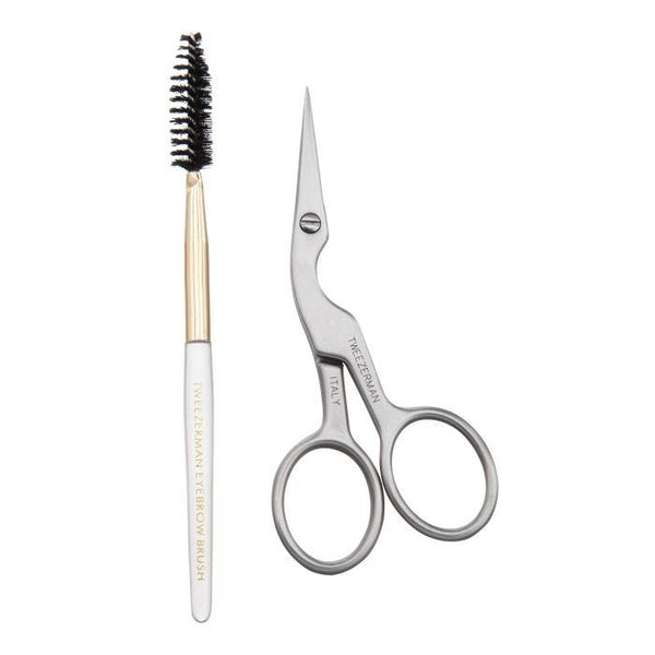 Tweezerman - Brow Shaping Scissors & Brush - #2914P